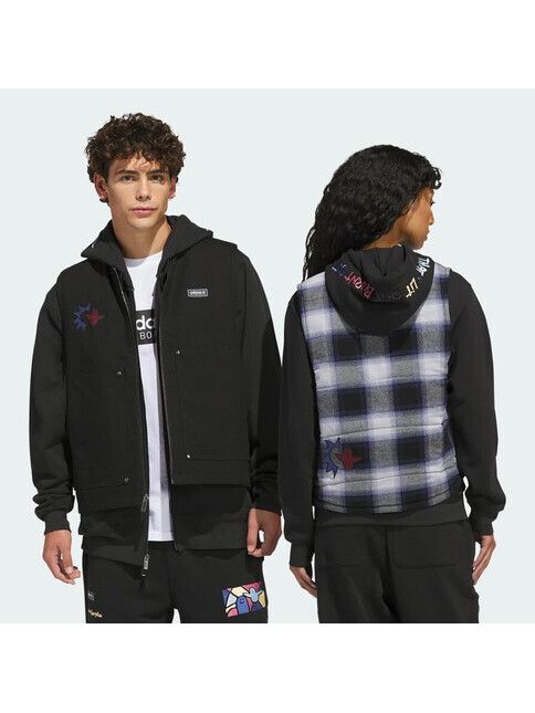 Adidas Weste Skateboarding x Mark Gonzales Plaid West