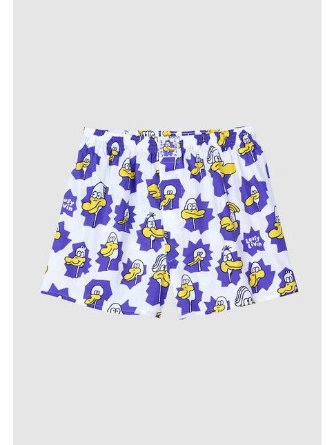 Cleptomanicx Boxershort Duck white