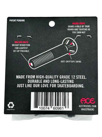 Ace Trucks Montagesatz Allen/Innensechskant 1" AF1 Hollow Bolts