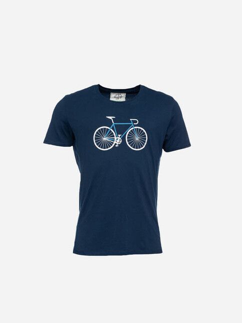 ATO Berlin T-Shirt Nebo Bike GOTS dunkelblau