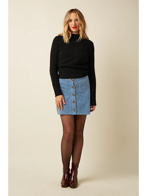 King Louie Rock Garbo Skirt Birch Cord - Lavender