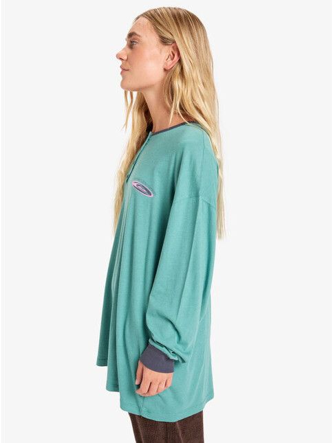 Quiksilver Women Longsleeve Henley deep sea