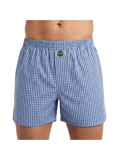 Deal Boxershort Check blau & weiß