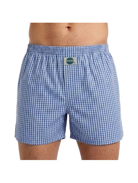 Deal Boxershort Check blau & weiß