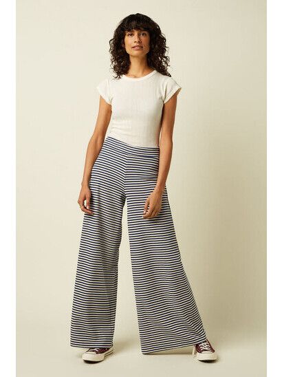 King Louie Hose Border Palazzo Pants Marinierte Stripe b