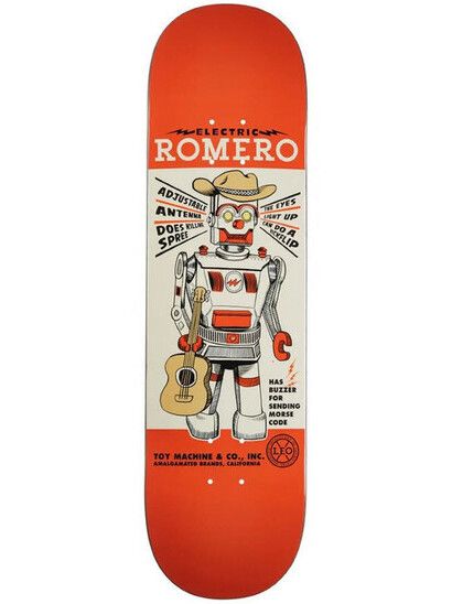 Toy-Machine Skateboard Robot Series Romero in 8.5"