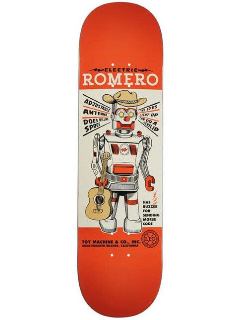 Toy-Machine Skateboard Robot Series Romero in 8.5"
