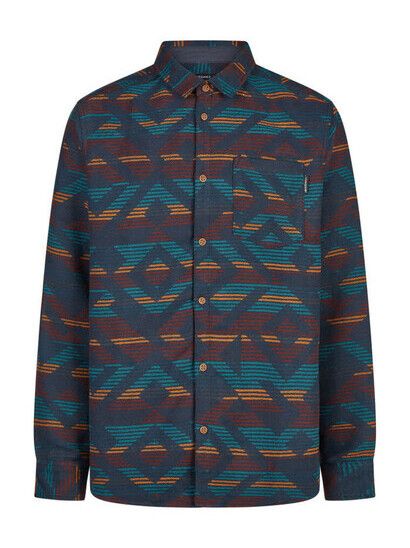 iriedaily Hemd Santania Shirt navy red