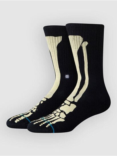 Stance Socken Bones 3 Socks Black