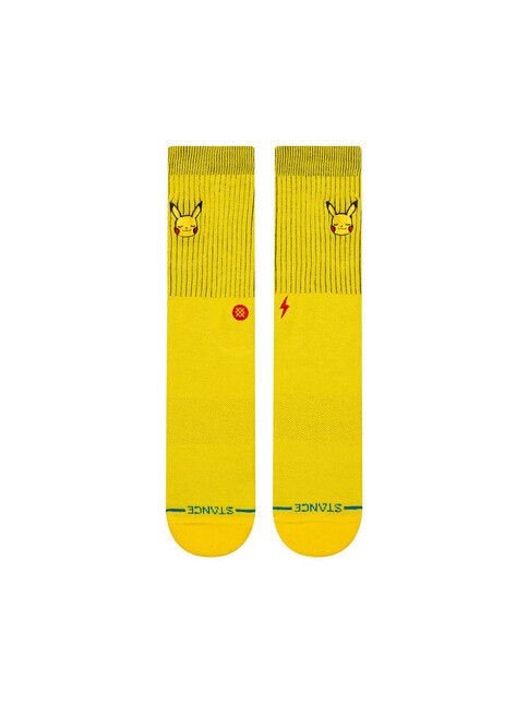 Stance Socken Pikachu Crew yellow
