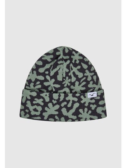 Cleptomanicx Mütze Oh Shit Beanie Blue Graphite