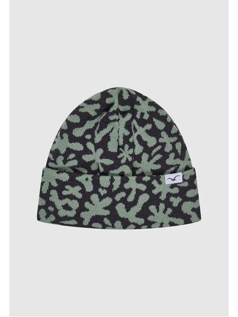Cleptomanicx Mütze Oh Shit Beanie Blue Graphite