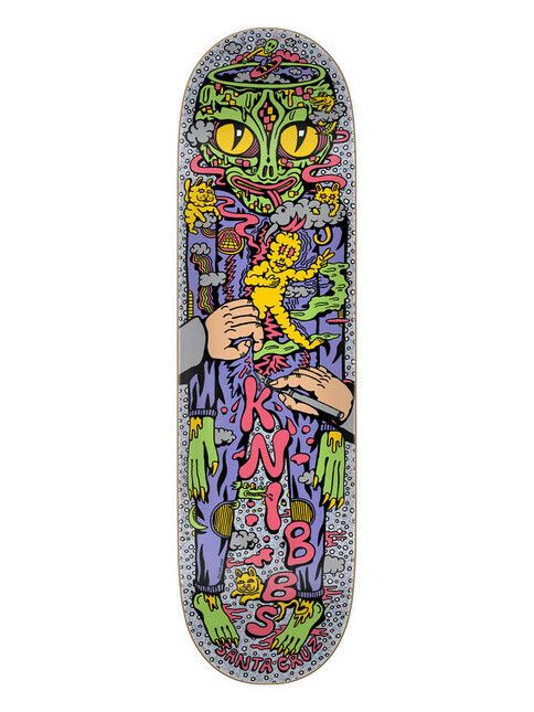Santa Cruz Skateboard Knibbs Reptilian Pro 8.5