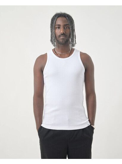 Cleptomanicx Tanktop Ligull Tank Top white