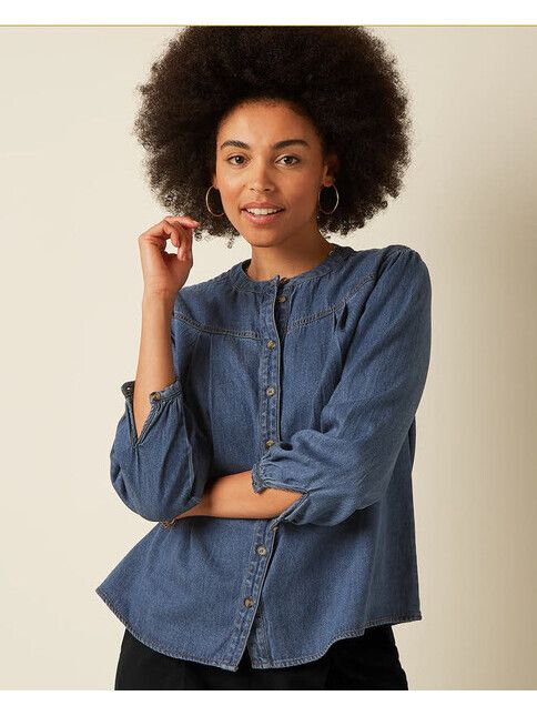 King Louie Blouse Fern Blous Monrose- denim blue