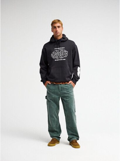 Quiksilver Pullover Peter Sutherland Sic Hoodie-tarmac