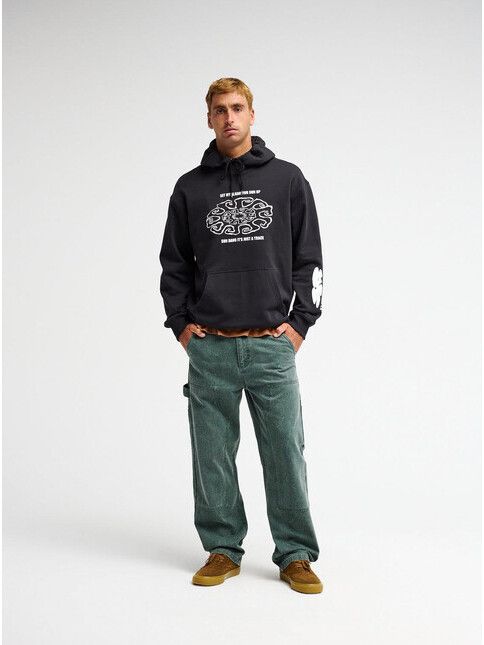 Quiksilver Pullover Peter Sutherland Sic Hoodie-tarmac