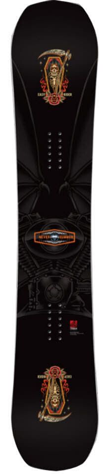 Never Summer Snowboard Easy Rider 25/26 154 Muster - Snowboards