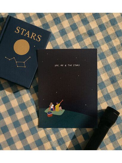 Roadtyping Postkarte You me and the Stars