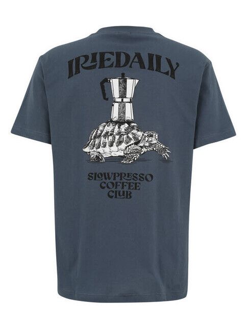 iriedaily T-Shirt Slowpresso Tee dark steel