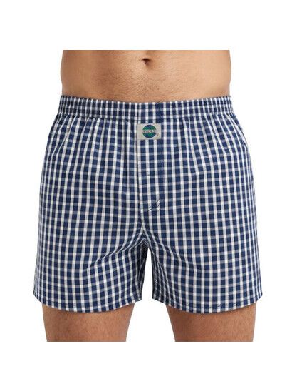 Deal Boxershort Check dunkelblau