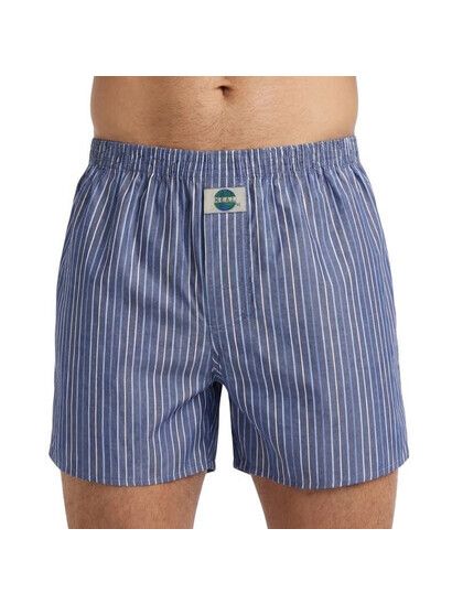 Deal Boxershort Stripe blau-grau