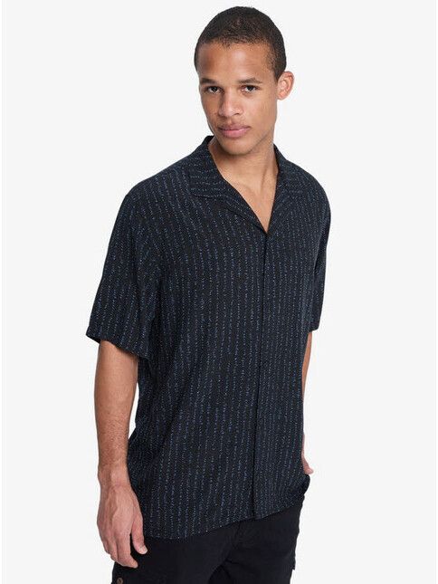 Quiksilver Hemd Safe Paradise in black vertical