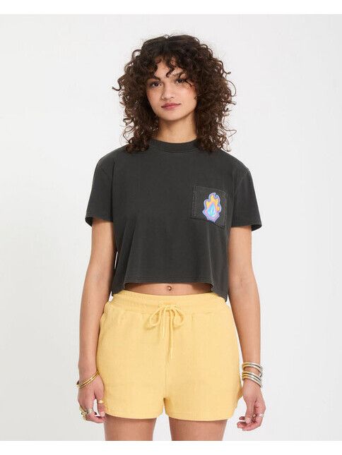 Volcom T-Shirt Pocket Dial vintage black