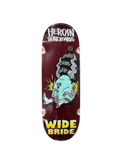 Heroin Skateboard Wide Bride Holz