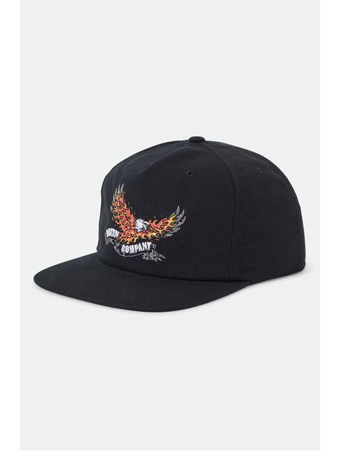 Brixton Cap Blazing Snapback (black)