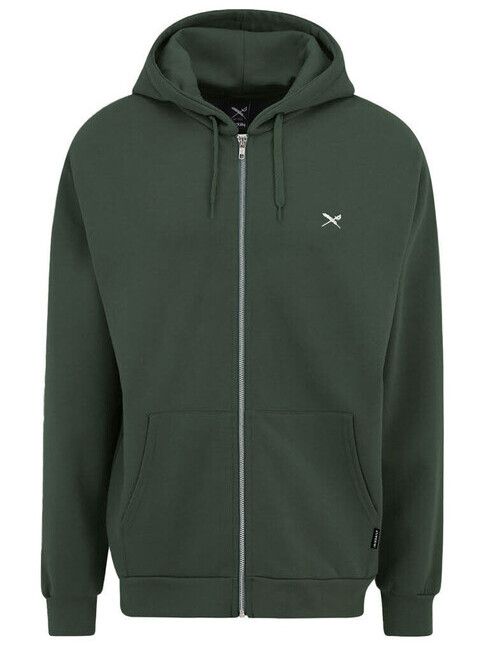 iriedaily Zipper Mini Flag 2 Zip Hood bottle green