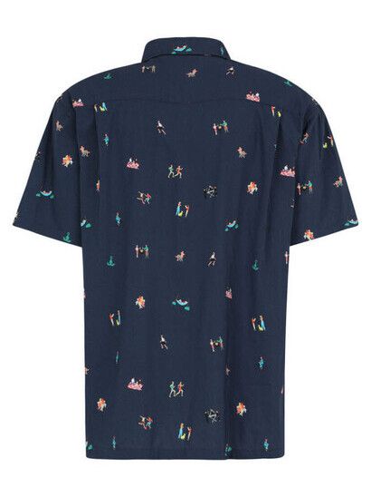 iriedaily Hemd Resorio Shirt in marine
