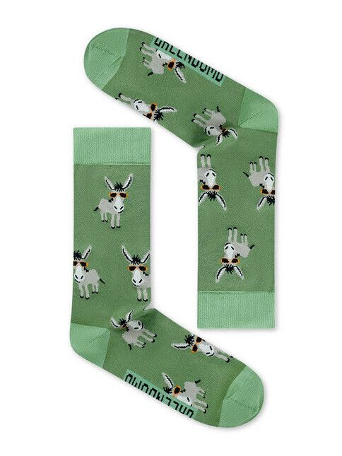 GreenBomb Socken Funky Donkey in Pine Green