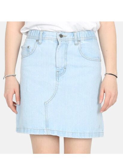 Reell Rock Women Nola Skirt origin light blue