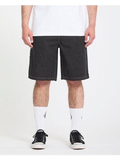 Volcom Short Work Dialed 22" in Black Stripe