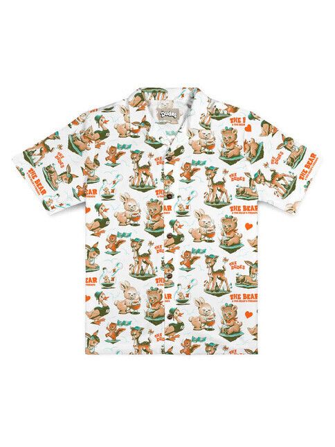 The Dudes Hemd Wasted Dudes Hawaiian Shirt off white