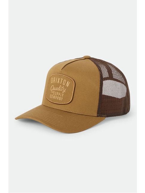 Brixton Cap Hubal Trucker Hat brown