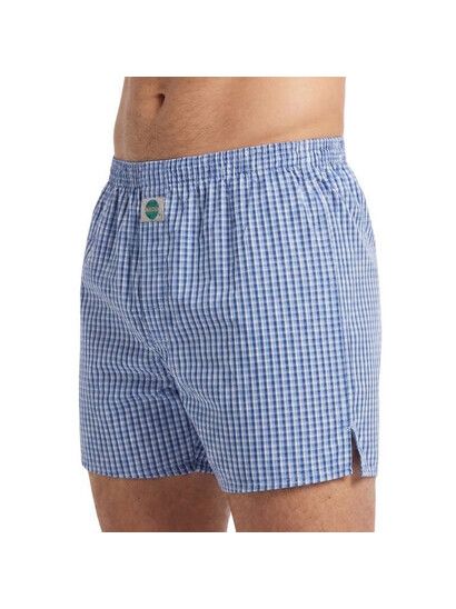 Deal Boxershort Check blau & weiß