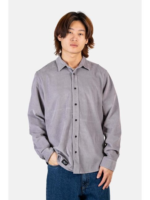 Reell Hemd Strike Shirt grey purple