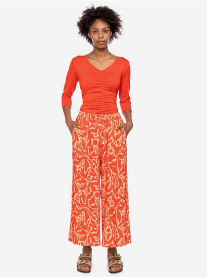 ATO Berlin Hose Linnea CV orange/beige