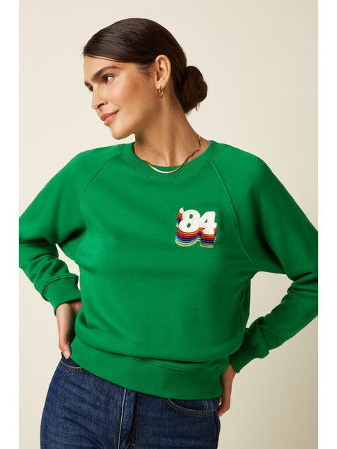 King Louie Sweater Febe Sweater Peachy very green