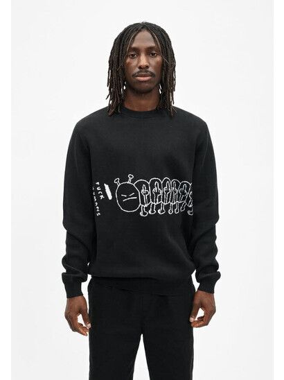 Cleptomanicx Sweater FUHUMANS Knit Black