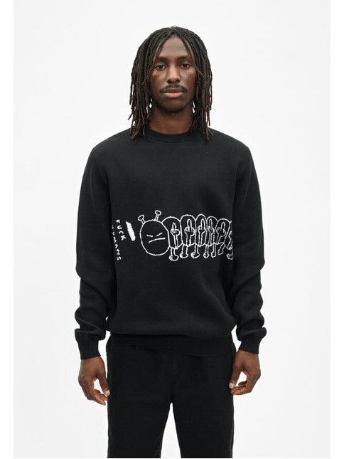 Cleptomanicx Sweater FUHUMANS Knit Black