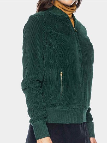 ATO Berlin Zipper Bebe GOTS Breitcord grün