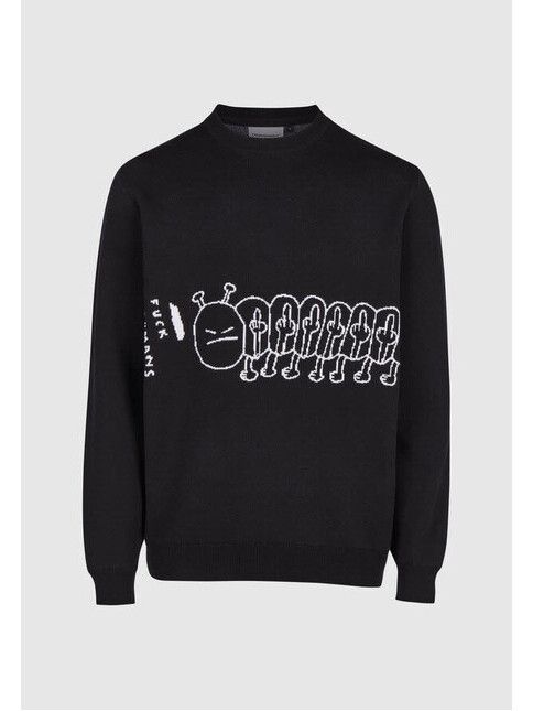 Cleptomanicx Sweater FUHUMANS Knit Black