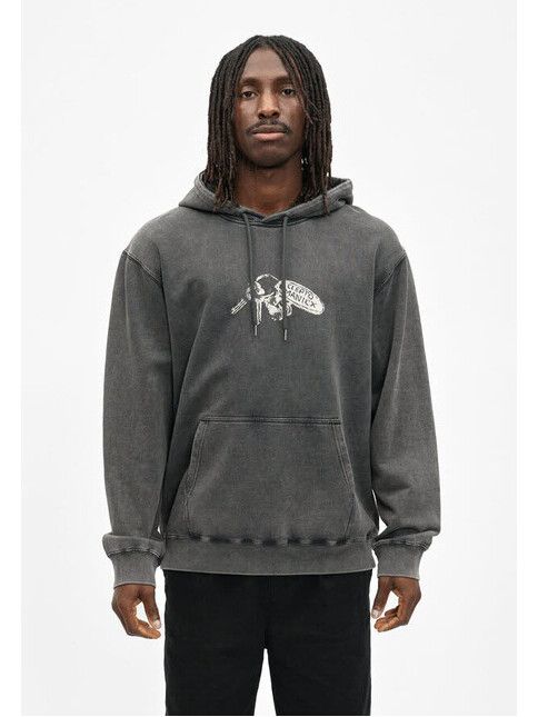 Cleptomanicx Kapuzenpullover Artefacts Hooded Black