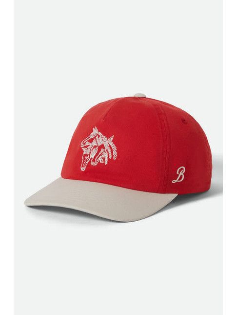 Brixton Cap Round Up Adjustable Hat washed adrenalin
