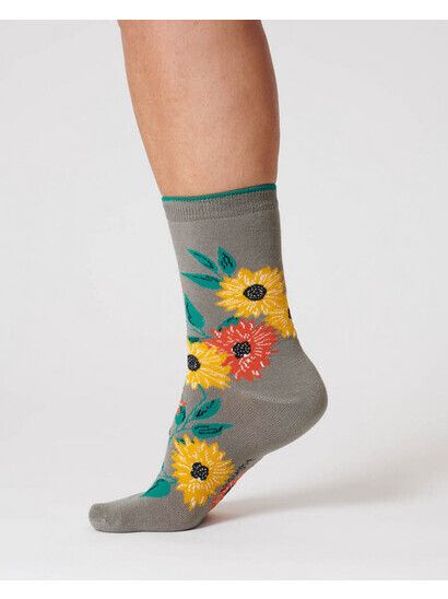 Thought Socken Womens Sunflower Organic Cotton Socks