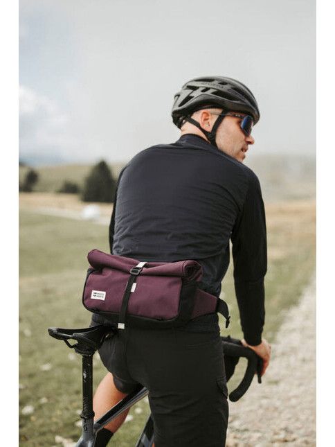 MeroMero Hip Bag Piha Bag aubergine/cream
