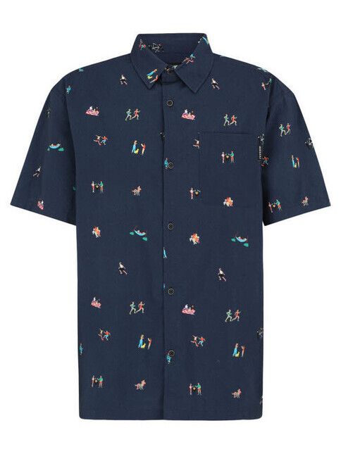 iriedaily Hemd Resorio Shirt in marine